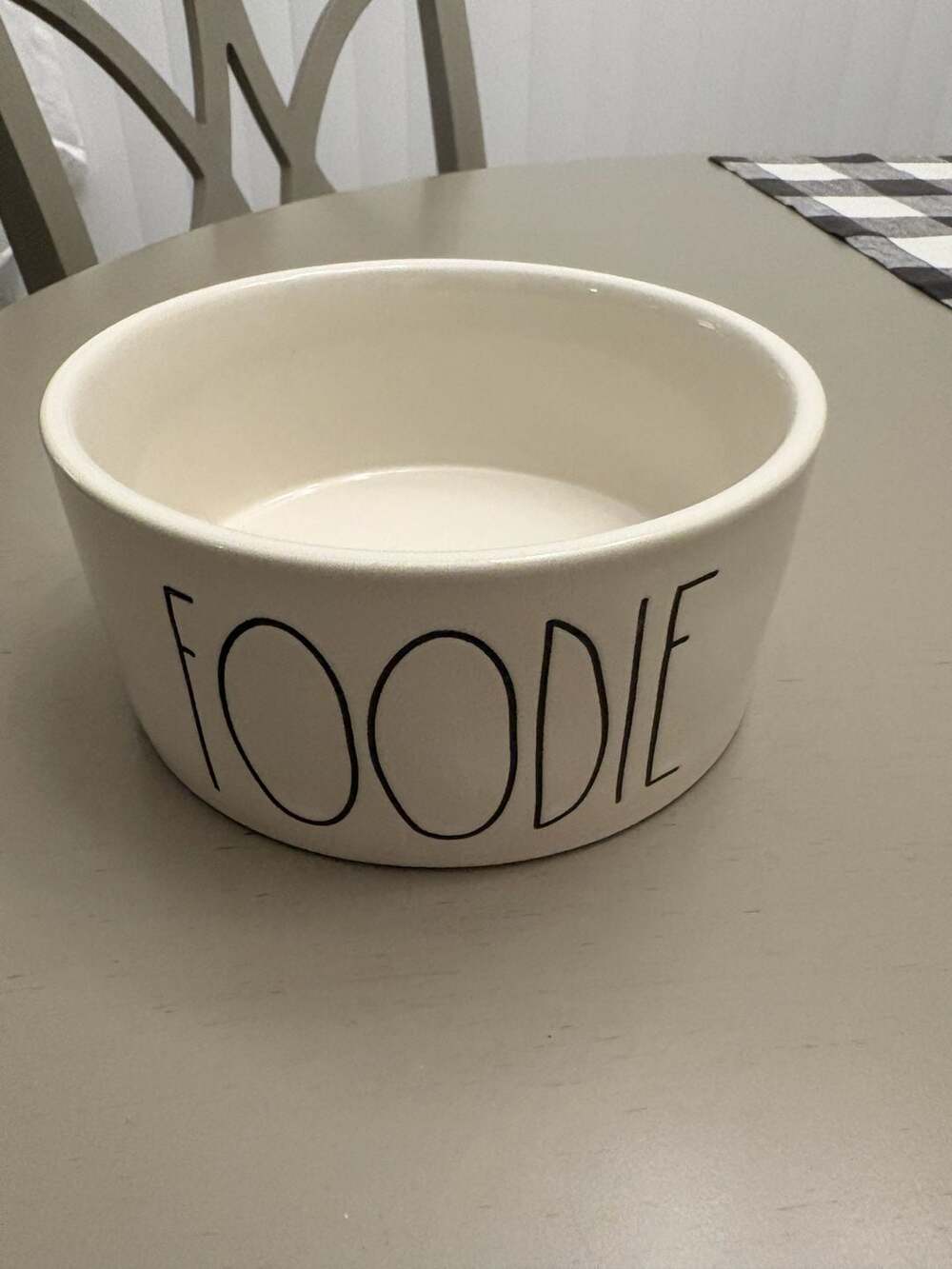 Rae Dunn Artisan Collection by Magenta FOODIE Ceramic Pet Bowl
